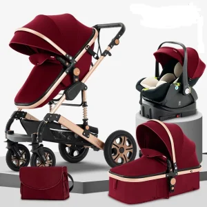 3 in 1 Baby Stroller Up to 55lbs,Baby Combo Car Seat, Baby Carriage