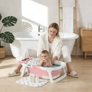 Foldable Baby Bath Tub for Newborn