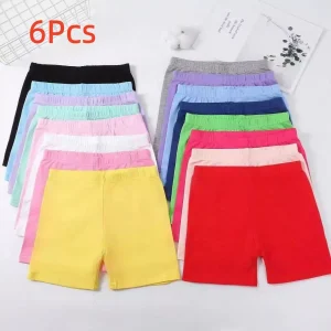 6 Pcs  2026 New Modal Girls Shorts